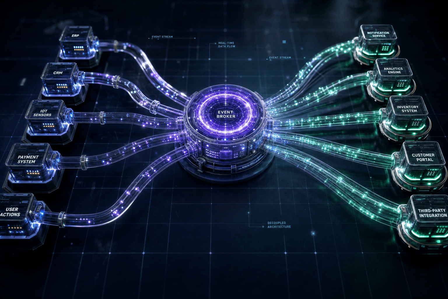 Accelerating enterprise integration with event-driven data flows